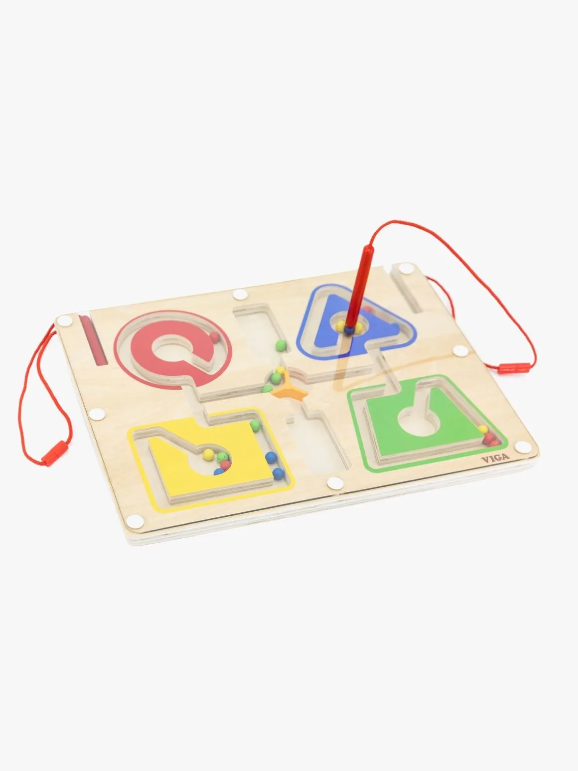 VIGA Magnet-labyrint & Tælle- og Farvesorteringstavle