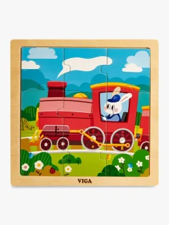 VIGA Puslespil 4-pak Køretøj
