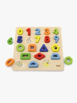 VIGA Trælegetøj Tal og Figurer