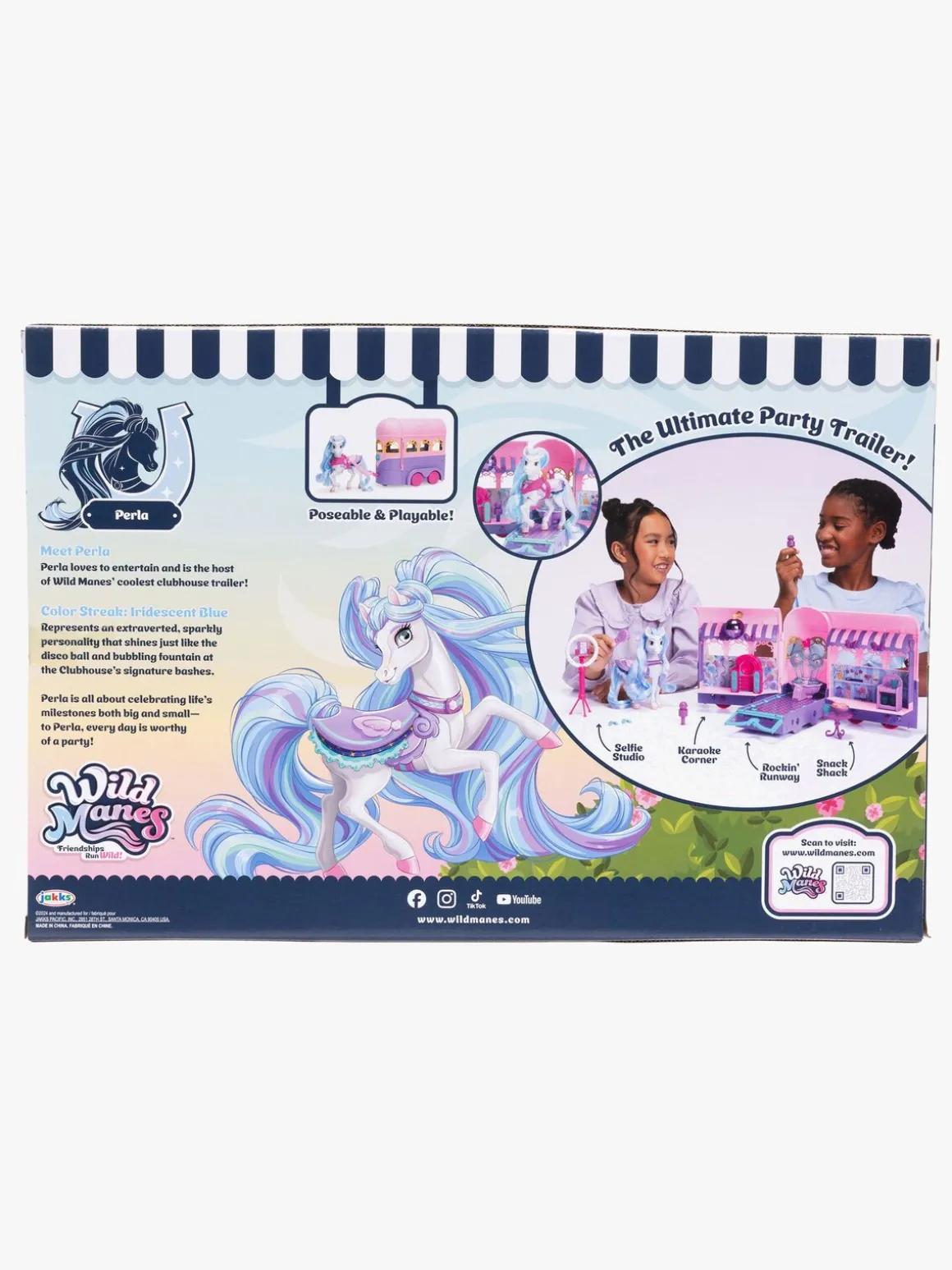 Wild Manes Perla's Clubhouse Trailer Legesæt